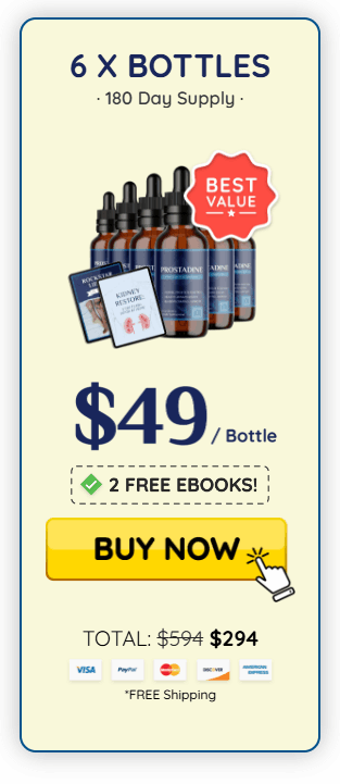 prostadine Price 6 Bottles